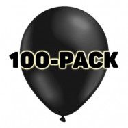 Ballonger Svarta Metallic - 100-pack