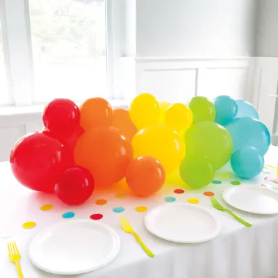 Ballonggirlang&Konfetti Regnbåge