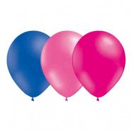 Ballongkombo Blå/Magenta/Metallic - 15-pack