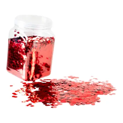 Ballongkonfetti Röd - 1 kg