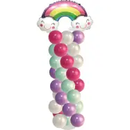 Ballongpelare Regnbåge - Leksaksaffären -  Leksaksaffären