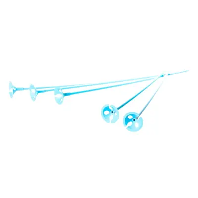 Ballongpinnar Ljusblå - 100-pack