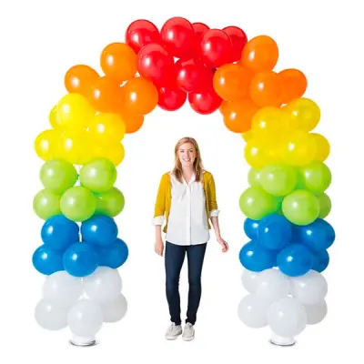 Ballongställ Båge Vit