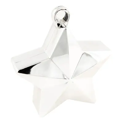Ballongtyngd Stjärna Silver