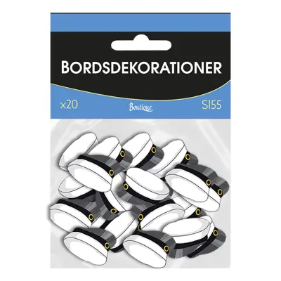 Bordsdekoration Studentmössor - 20-pack