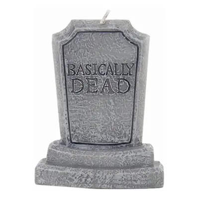 Tårtljus Gravsten Basically Dead