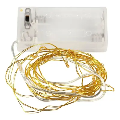 Batteridriven LED Ljusslinga Guld
