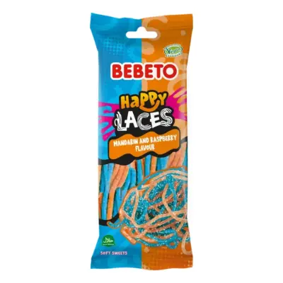 Bebeto Laces Mandarin Raspberry - 75 g