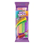 Bebeto Wacky Sticks Fizzy Fruit Mix - 75 g
