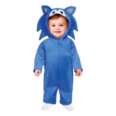 Blå Igelkott Bebis Maskeraddräkt - 12-18 mån