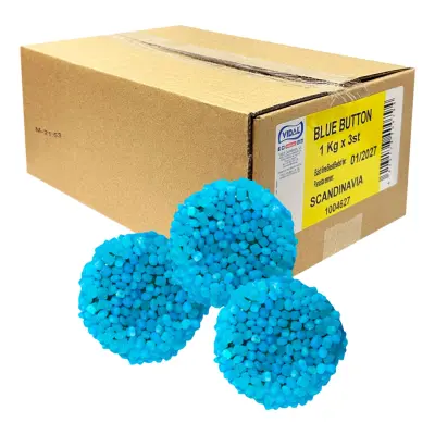 Blå Knappar Storpack - 3 kg