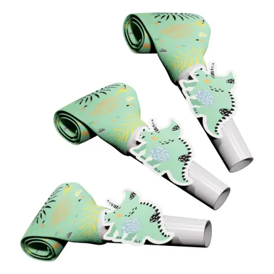 Blåsormar Dino Roars - 6-pack