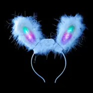 Blinkande Kaninöron - Vit