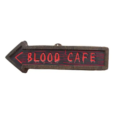 Blood Café Väggskylt