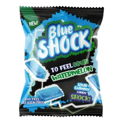Blue Shock Sour Watermelon - 80 g