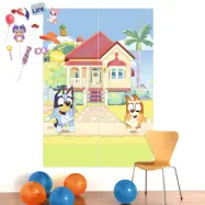 Bluey Bakgrund Till Scen 4 x 70,6x101,8cm