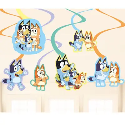 Bluey Hängande Dekoration 6-pack