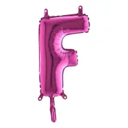 Bokstavsballong Mini Rosa - Bokstav F