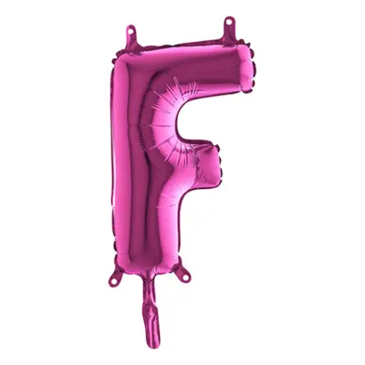 Bokstavsballong Mini Rosa - Bokstav F