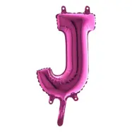 Bokstavsballong Mini Rosa - Bokstav J