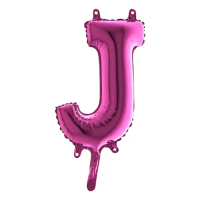 Bokstavsballong Mini Rosa - Bokstav J