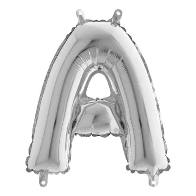 Bokstavsballong Mini Silver - Bokstav A