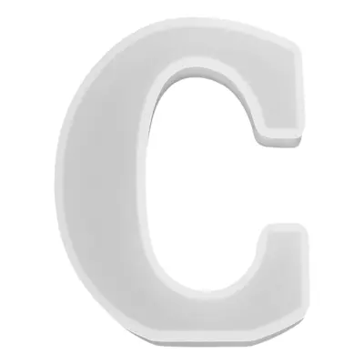 Bokstavsform i Silikon - Bokstav C