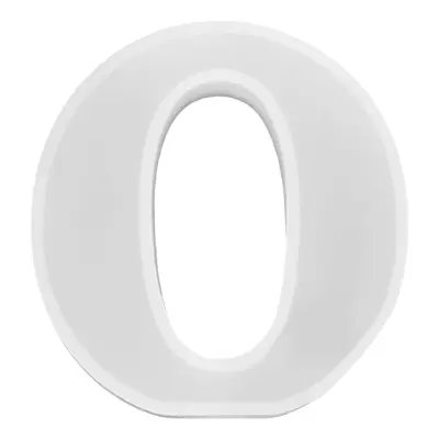 Bokstavsform i Silikon - Bokstav O
