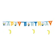 Bokstavsgirlang Happy Birthday Minions