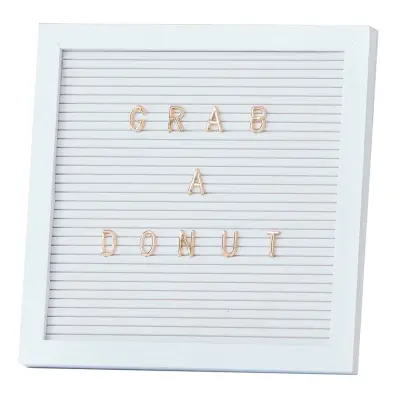 Bokstavstavla Bröllop Guld