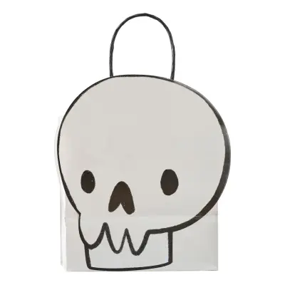 BOO Presentpåsar Dödskallar - 6-pack