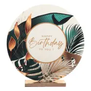 Bordsdekoration Birthday Jungle Vert