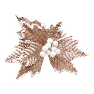 Bordsdekoration Julblomma - 20 cm