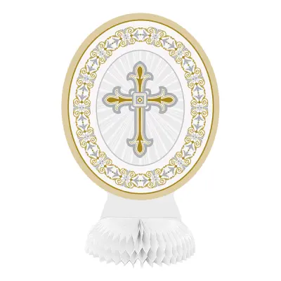 Bordsdekoration Kors Beige - 3-pack