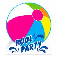 Bordsdekoration Pool Party