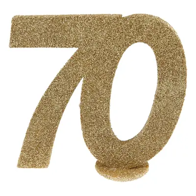 Bordsdekoration Siffra Guld/Glitter - Siffra 70