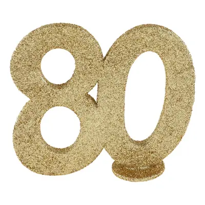 Bordsdekoration Siffra Guld/Glitter - Siffra 80