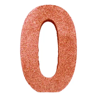 Bordsdekoration Siffra Roséguld - Siffra 0