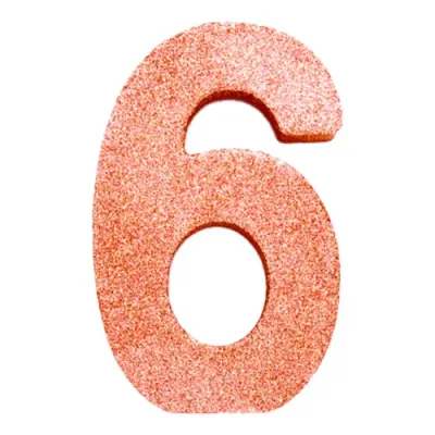 Bordsdekoration Siffra Roséguld - Siffra 6