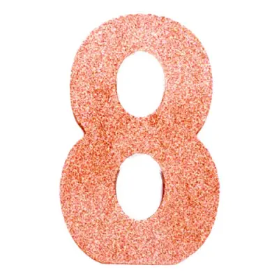 Bordsdekoration Siffra Roséguld - Siffra 8