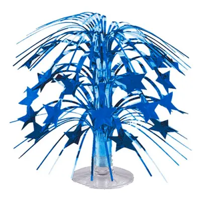 Bordsdekoration Stjärnor Blå Mini