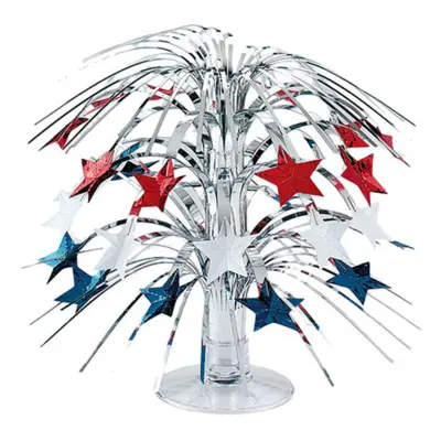 Bordsdekoration Stjärnor Röd/Blå/Vit Mini