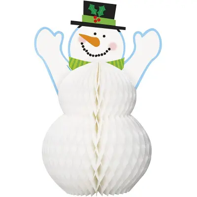 Bordsdekoration till jul - snögubbe 30 cm