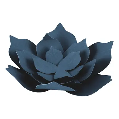 Bordsdekorationer Blommor Marinblå - 3-pack