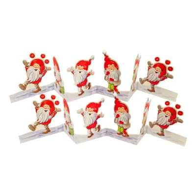 Bordsdekorationer i Papp Tomtar - 2-pack