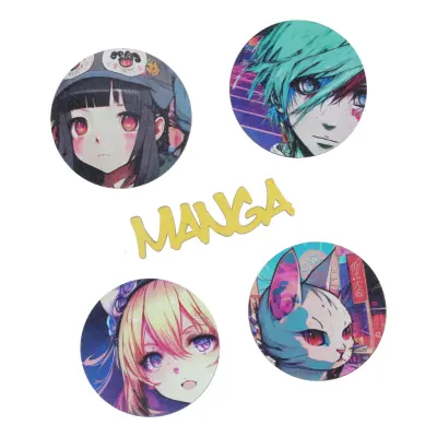 Bordsdekorationer Manga - 10-pack