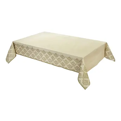 Bordsduk Damask Guld