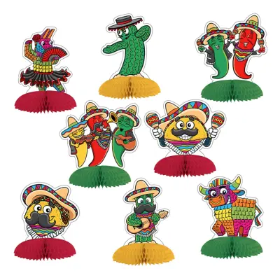 Bordsfigurer Fiesta Mini - 8-pack