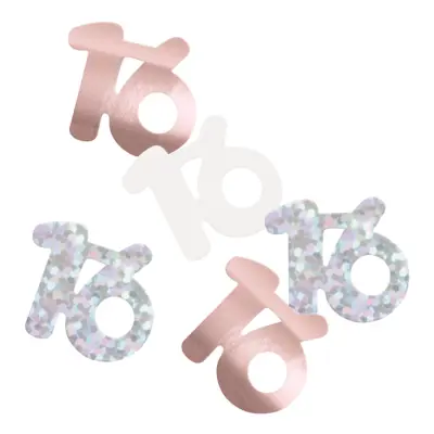 Bordskonfetti 16 Roséguld - 14 gram