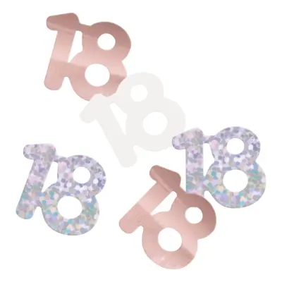 Bordskonfetti 18 Roséguld - 14 gram